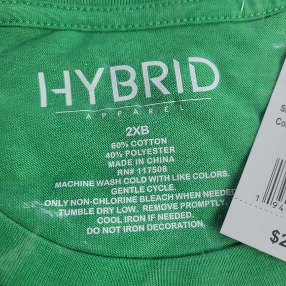 NWT Working on My Santa Bod Green T-shirt size 2XB - Picture 3 of 6